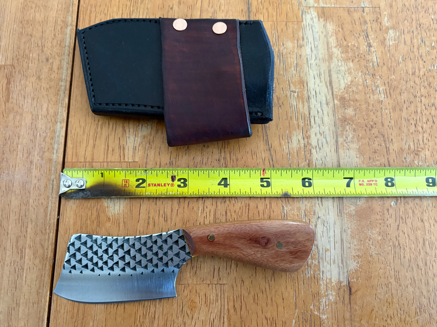 # 233 Mini Cleaver – Rasp (cross draw)