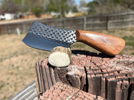 # 233 Mini Cleaver – Rasp (cross draw)