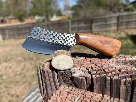 # 233 Mini Cleaver – Rasp (cross draw)