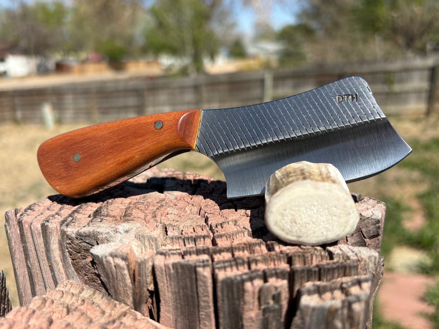# 233 Mini Cleaver – Rasp (cross draw)