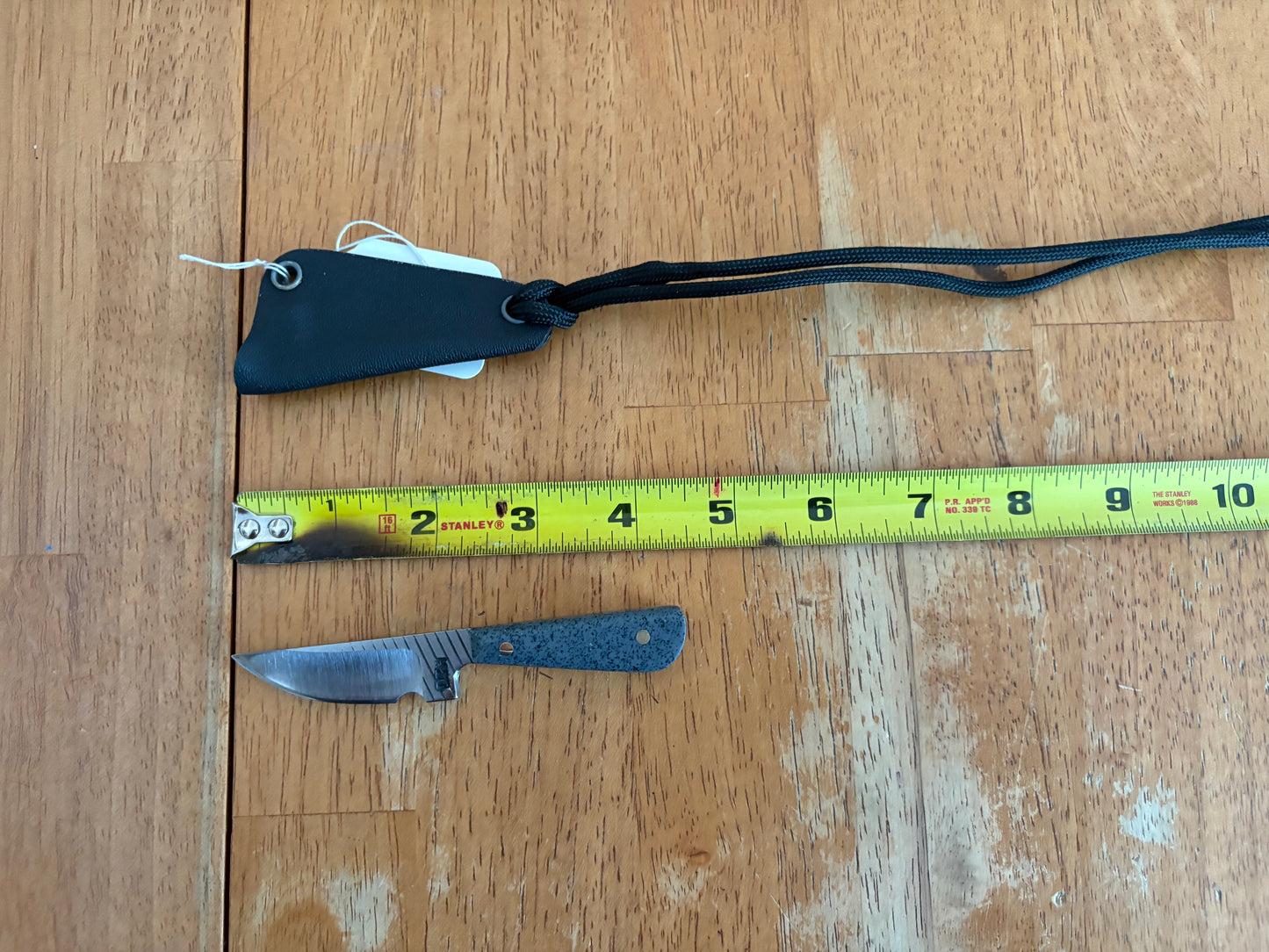 #244 THE Grey Ghost (neck knife series)