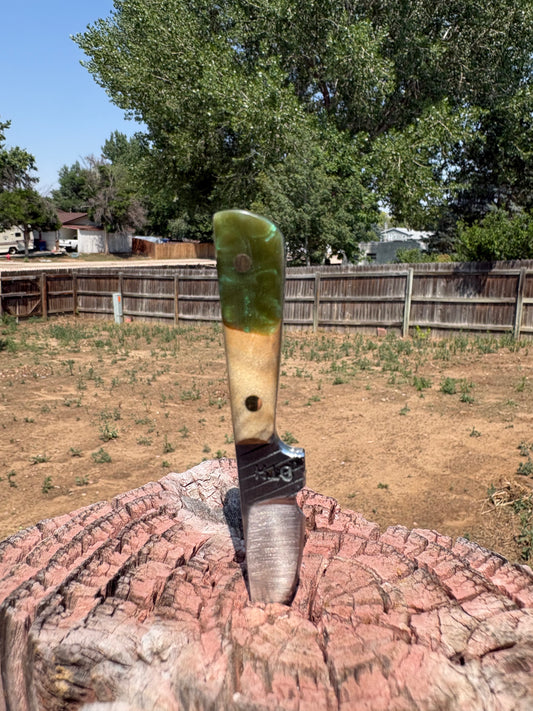 #248 The Mossy Oak (neck knife series)