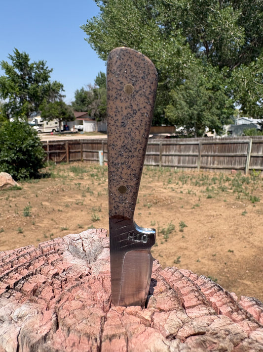 #252 - THE DESERT REFUGE (neck knife series)